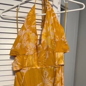 Free People Lille open back maxi